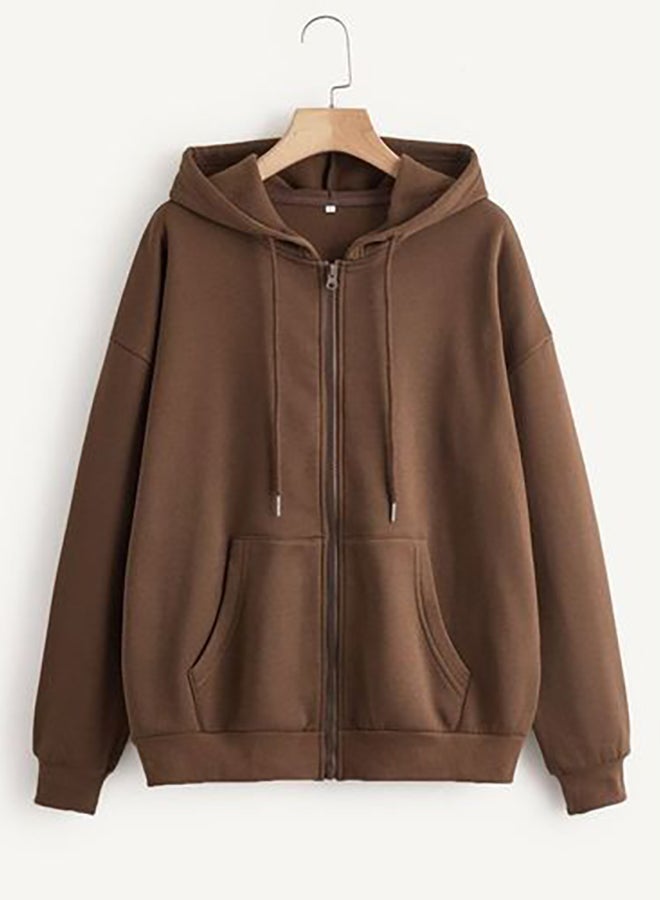 Women’s Stylish Brown Sweatshirt